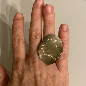 Sterling Silver hammered ring
